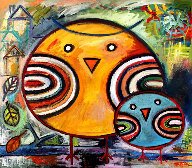 You and Me as Owls