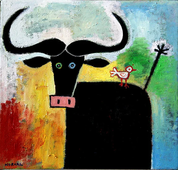Bird and Buffalo