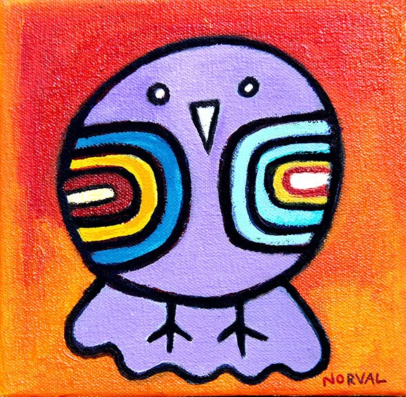 Purple Owl
