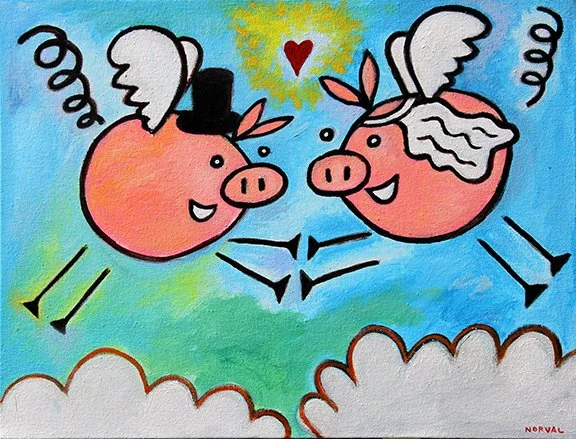 Nice Day For a Pig Wedding