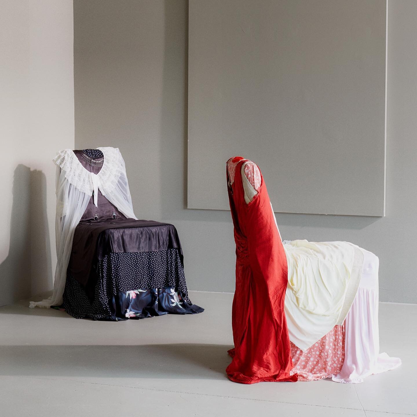 AFTER HOURS- presented by Volker Haug Studios 

H.B.Peace Removable chair covers, rag-out vintage dresses on hard rubbish freedom dining chairs. 

Photographer: @piercarthew 

Part of Melbourne Design Week 2022

Featuring work by: Edition Office with