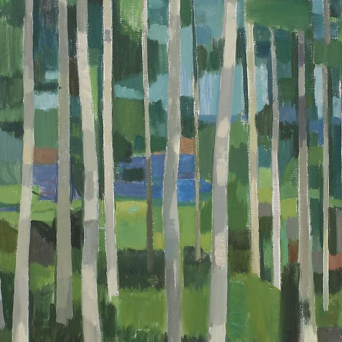 "Björkstammar" (Birch Trees)