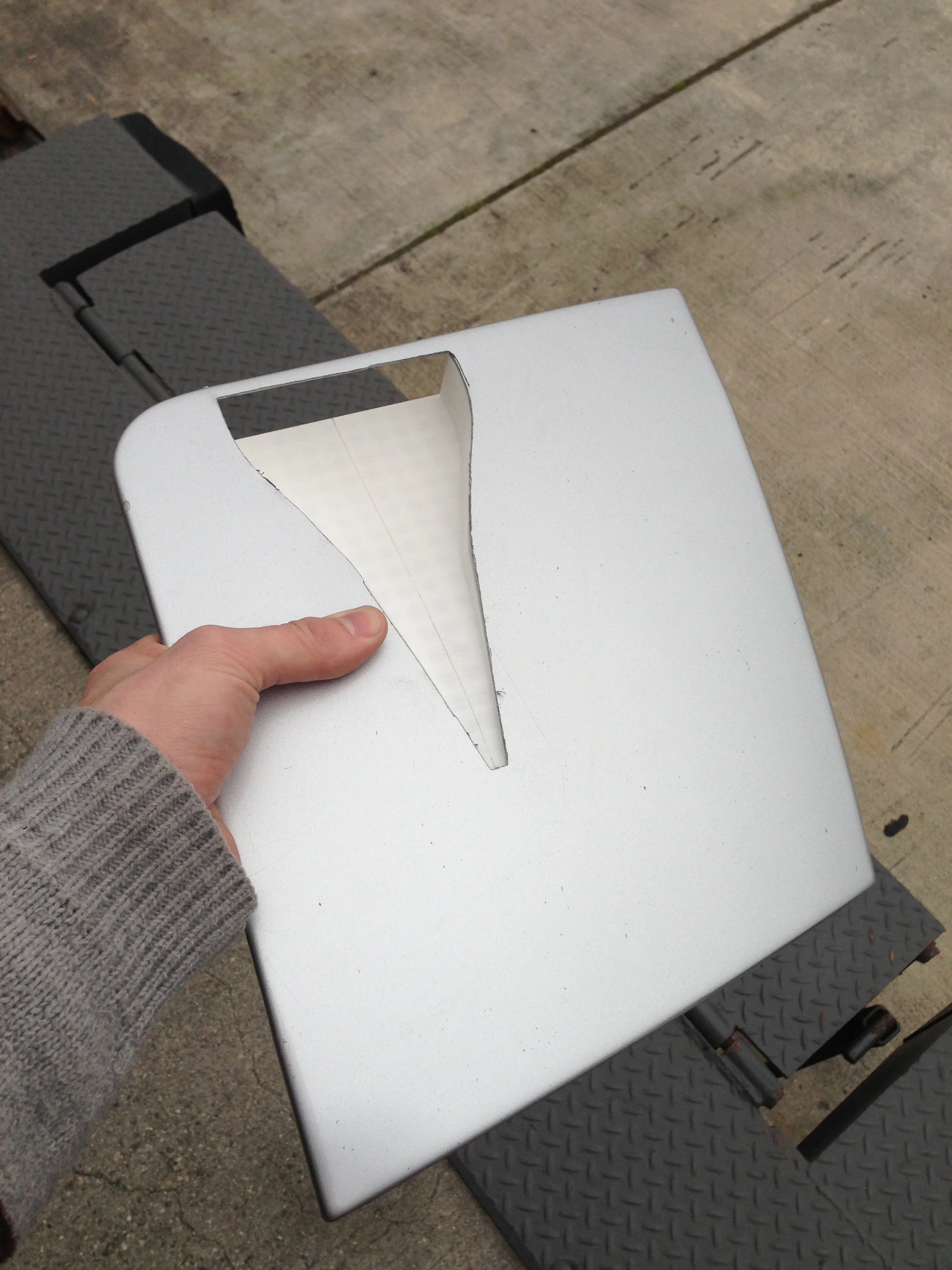  Trial alignment after cutting 