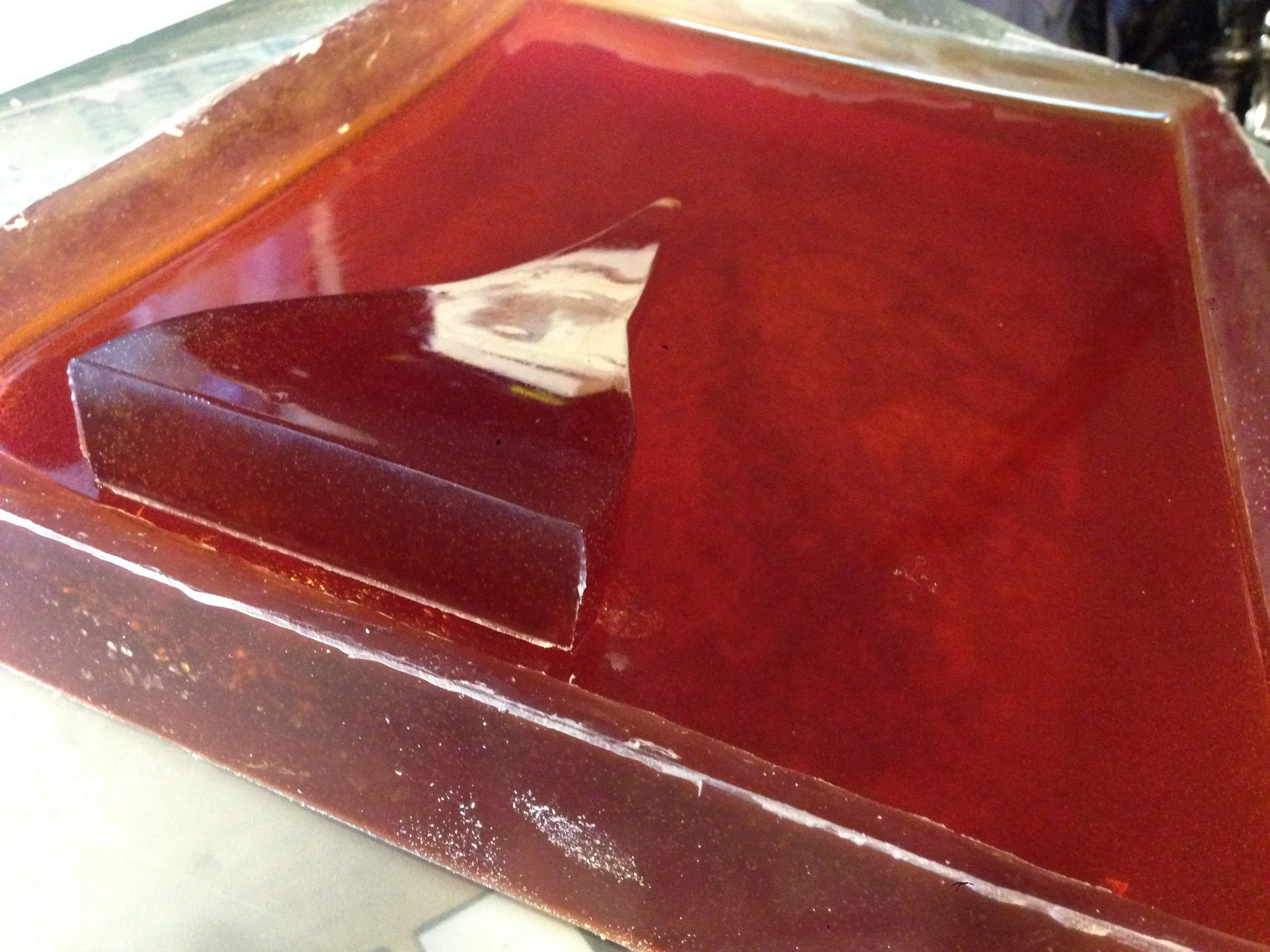  Great surface on the urethane mold. 