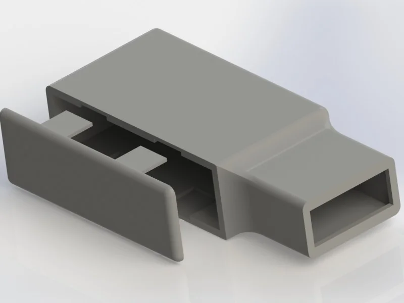  The battery and switch box design. The door is a friction fit.&nbsp; 