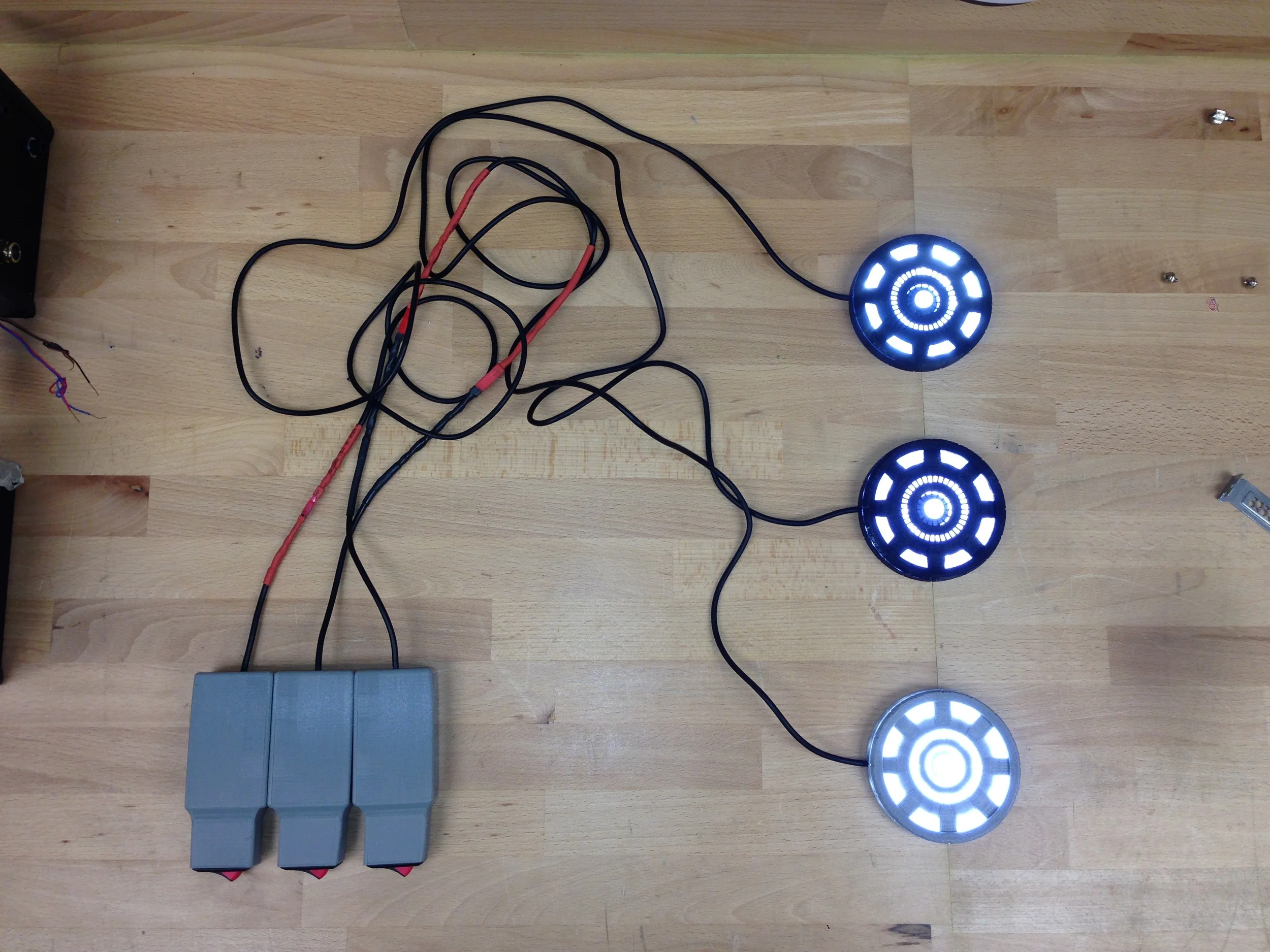  You can see wire lengths were tweaked form my initial prototype to the two customer peices.&nbsp; 