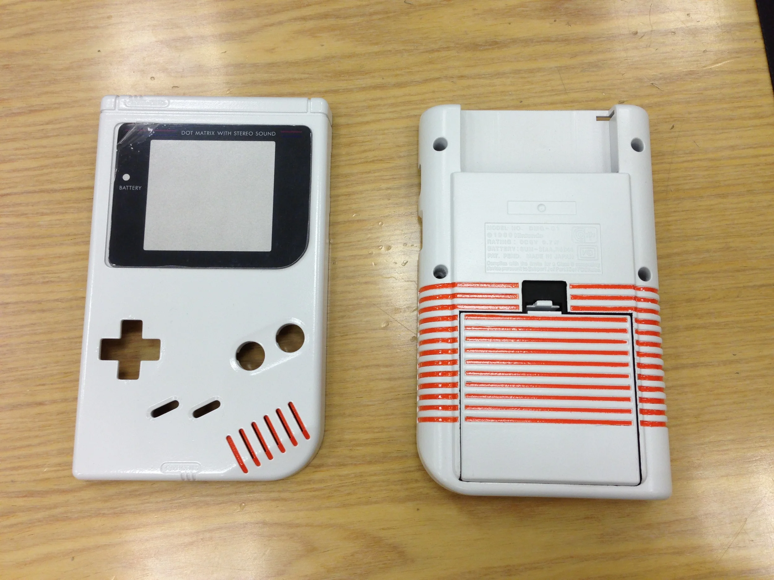  A custom GameBoy paint scheme and custom electronics 
