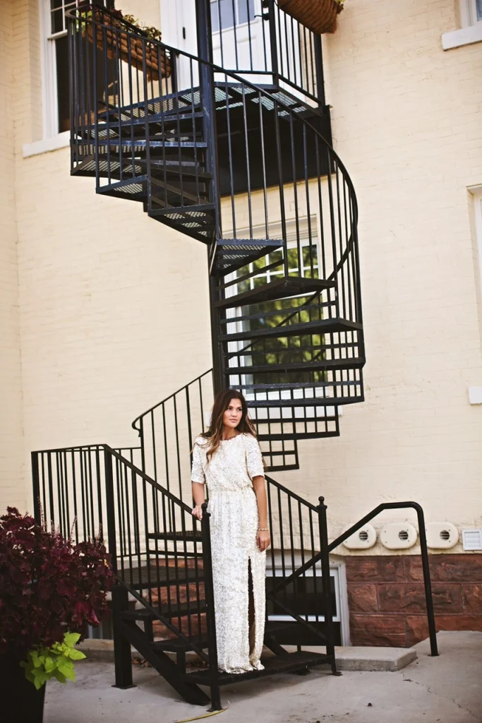 Bree Lena Custom Cream Sequin Wedding Gown with Slit (3).jpg