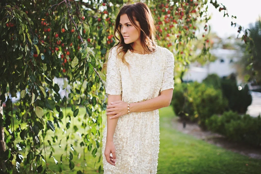 Bree Lena Custom Cream Sequin Wedding Gown with Slit (4).jpg