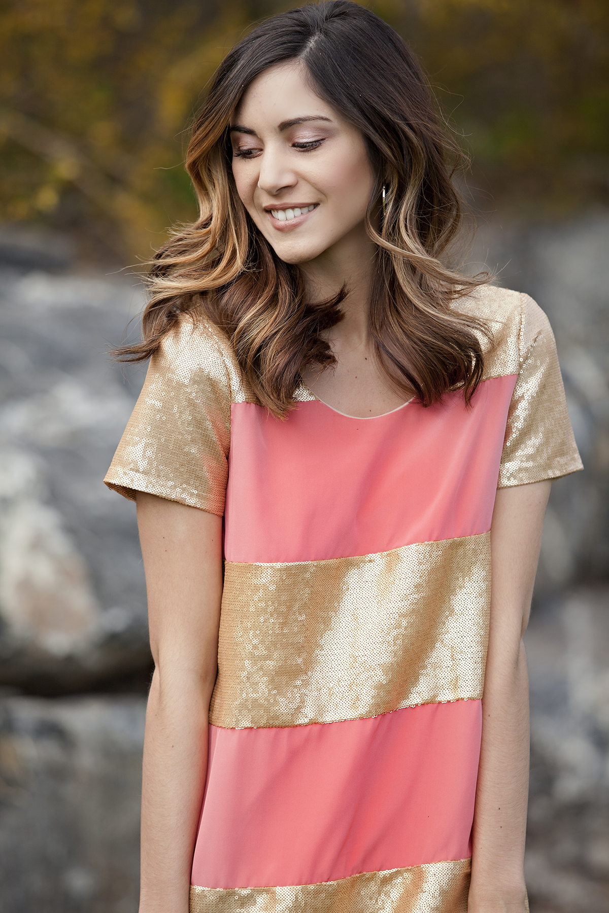 5-pink-gold-sequin-stripe-shift-dress (2).JPG