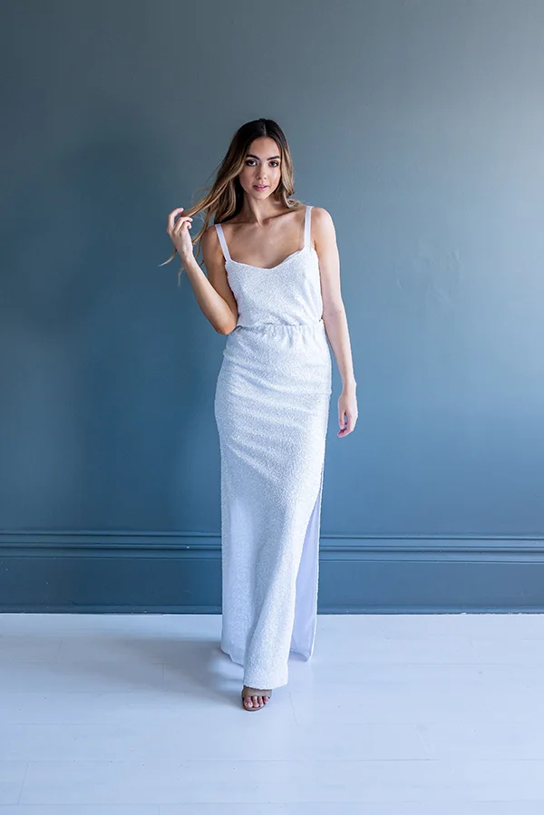 Sequin Maxi Skirt — Bree Lena