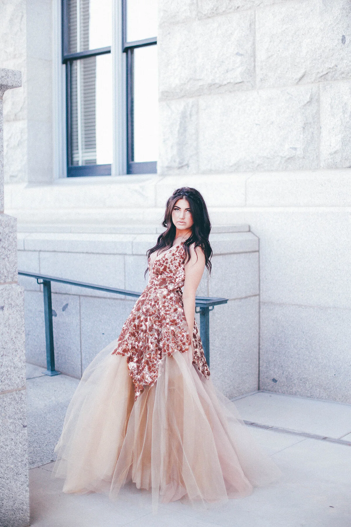 Copper Sequin Ballgown | Capitol Building — Bree Lena