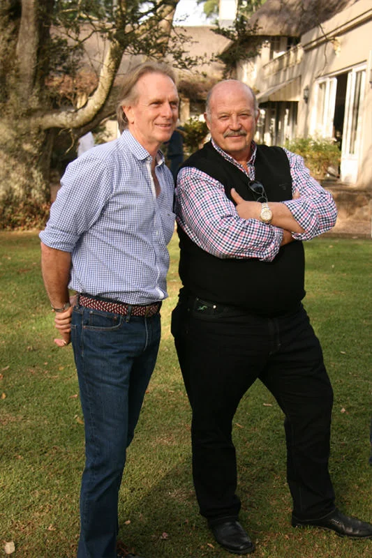 Keith Russon with Lee Scribante of Piemonte Stud