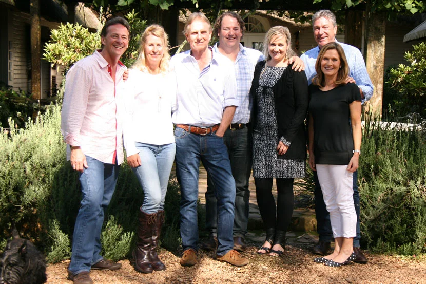 Ian, Nicola Coppez, Keith, Paul Guy, Rekki Smith, Simon and Carleen Vivien