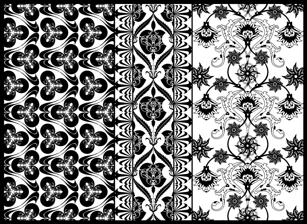 Traditional Ottoman tile patterns incorporating Nike, Starbucks, Apple and Coca-cola logos (project details here) P R O J E C T C O N C E P T S A N D I D E A S Elements common to patterns in Ottoman design and contemporary everyday life I. Repetition Patterns are defined by repetition and the repetition of patterns is predictable, offering certainty in the face of uncertainty, even order in the midst of chaos. I first had this thought when I was putting together my project proposal: that in the turmoil of conquering and subjugating civilizations and trying to defend and hold an empire together, the Ottoman rulers lived a precarious existence. So how comforting to surround themselves with motifs that repeated infinitely in predictable sequences. Do I resort to patterned behaviors myself in the face of the uncertainty of navigating a foreign culture? If so, what are they? 1. I go to Iznik Foundation every day 2. I'm drawn to stores where I know the products (I try to resist but sometimes it's a relief to surrender) 3. when I'm uncertain or feeling exposed I head for Starbucks. I know exactly whet to expect there (a branded and therefore predictable experience) II. The infinite III. Navigation of time Time is inherent in patterns. As patterns are defined by repeating motifs, a. each occurrence of the repeating motif is a visual event; in connecting them, patterns form a timeline. b. in the repetition of their motifs, patterns have a frequency c. importantly, Ottoman patterns are infinite. (Does this mean there is no time in them?) Before the establishment of the secular republic in 1923 there were no clocks in Turkey. Think about what that means – the only way of moving through the day so that you get things done on any kind of schedule is by paying attention to the movements of the sun and the call to prayers. The call becomes a timekeeper, like setting an alarm clock 5 times a day to remind people of the most important responsibility of human existence. IV. Navigation of space As they unfold across the 2D plane, patterns provide a path we can "read" and follow – and one that holds no surprises in its predictable repetition. This offers structure and comfort. I'm always trying to locate myself to give myself context in an unfamiliar landscape. This helps me define where I'm going, which allows me to move forward. In Istanbul, most people spend a significant portion of each day performing navigation. Time and mobility have been the two things I think about most here, and something we are all obsessed with. The traffic is terrible. It can take an hour and a half to travel 5 miles through the city; 3-hour commutes to and from work are not uncommon and in the process you will be on at least 2 forms of transportation. Strategies evolve: travel under ground or by water is best to avoid traffic congestion on the city streets – being on a bus only means you're in the same traffic jam as everyone else on the road. Maybe some of my projects are about obstacle courses. Or things that show the passage of time in the aggregate. Like I could shave my head and photograph myself everyday to document regrowth – from day to day you don't see much but at the end of a period of time there is change. (Ha ha.) Or it takes how may minutes to smoke a cigarette; how many butts quantify all the minutes in a day? Collect, display. V. Concealing and Revealing (covering and uncovering) Ottoman tiles cover surfaces that separate and confine. This struck me profoundly when I visited Top Kapi Palace and realized it was essentially a fortress and designed to wall off the people inside. Some people were probably born, lived and died within the palace walls without ever leaving. The tiles made this confinement a little more palatable. They also probably provided the closest thing to contact with nature that people, particularly the inhabitants of the harem, ever experienced. No wonder paradise is imagined as a garden. Even while they cover, Ottoman patterns reveal the divine, making the invisible visible (the infinite, paradise). A. Covering in everyday life 1. Dress: headscarves, jihab, etc I am fascinated by the headscarves. Because despite what is covered, considerable effort is made to suggest vast riches concealed beneath. Hair piled high, suggesting luxuriant tressesdistorting and elongating the shape of the head. I am reminded of that thing about how the body partially clad is more alluring than wholly nude because of the potency of engaging the viewer's imagination. So perhaps the goal is subverted as a whole! 2. Curtained windows (Turks are obsessed with this: the first week I was here my landlady, who lives upstairs, wrote me a letter asking me to please draw my curtains at night so people could not see into the apartment – I had flung them all open to get some light in the place, but obviously this was not socially acceptable) Note: Erdogan has famously said "A woman without covering is like a house without a curtain" B. Uncovering in everyday life a. Exposed pvc piping a feature of all rental apartments; affords ready access for cheap repairs (the responsibility of tenant) b. Dumpsters on residential street corners for household trash disposal; buildings don't have trash pick-up, so people bring their garbage out to the street each day. Other people pick through to see what they can find. c. Laundry. From apartment hunting I learned that while all Turkish households have washing machines, none of them have dryers. This is because in Turkey people don't really think machine drying clothing is healthful. And in winter months, when the heat is very dry, they like to have laundry hanging inside where it humidifies the air. But when possible laundry is hung outside to dry. And there is is for all the world to see: socks and underwear, sexy nightgowns, bras. It's a very intimate revelation.Laundry hangsoff balconies for your neighbors' appreciation and even over the street between buildings for passersby to observe. Neighbors will even rig a line between buildings and share it. VI. Appropriating / Reclaiming Space Two points regarding Ottoman tiles. First, they extend the space of palaces and mosques into the realm of the infinite and divine, providing a window through which we see a perfect world. Second, the Ottoman Empire was the result of rapid geographic expansion, or the appropriation of space and the subjugation of the peoples who occupied them, peoples with diverse cultures, traditions, values and beliefs. The Ottoman Empire’s perpetuation depended on successfully assimilating its subjugated populations into a cohesive whole and ensuring the orderly transfer of power through uncontested succession. In Ottoman design, pattern evokes these vital goals of state by integrating varied visual motifs into sequences that comprise a unified scheme. These motifs repeat rhythmically across expanses of space, disappearing beyond their frames to suggest infinite continuation. It is delicious to consider the uninterrupted patterns in Ottoman design to represent an idealized empire of diverse cultures united into a harmonious and unending whole. Reclaiming space in everyday life 1. People walking in the gutters (narrow sidewalks, people don’t move over) 2. cars driving on sidewalks (vehicles in a hurry) 3. balconies as extensions of interior spaces . Balconies often become a junk room, for extra storage – sometimes even enclosed for this purpose. I looked at one apartment where the laundry washer and the microwave were out on the balcony, and it wasn't enclosed at all, but open to the elements. 4. tattoos ; in particular, the Ataturk signature: makes use of the body for political message 5. graffiti often political and seen in spaces whose ownership/purposes are in dispute *From these thoughts general concepts emerge for projects: STRUCTURE, ARCHITECTURE rules order building blocks >>security, protection REPETITION recognition; a sense of the familiar a sense of certainty – knowing what to expect predictability PERMANENCE survival TIME frequency marking the elapse of time MAPPING space connections and relationships COVERING / UNCOVERING or CONCEALING / REVEALING IDENTITY (this is the big one) individual and collective; within patterns, individual motifs stand alone but are also part of a greater overarching design; you can’t see the sum of the parts until you look beyond the individual grouping inclusion and exclusion belonging if you repudiate your history and your heritage, who are you? and if you don't know who you are how do you move forward?