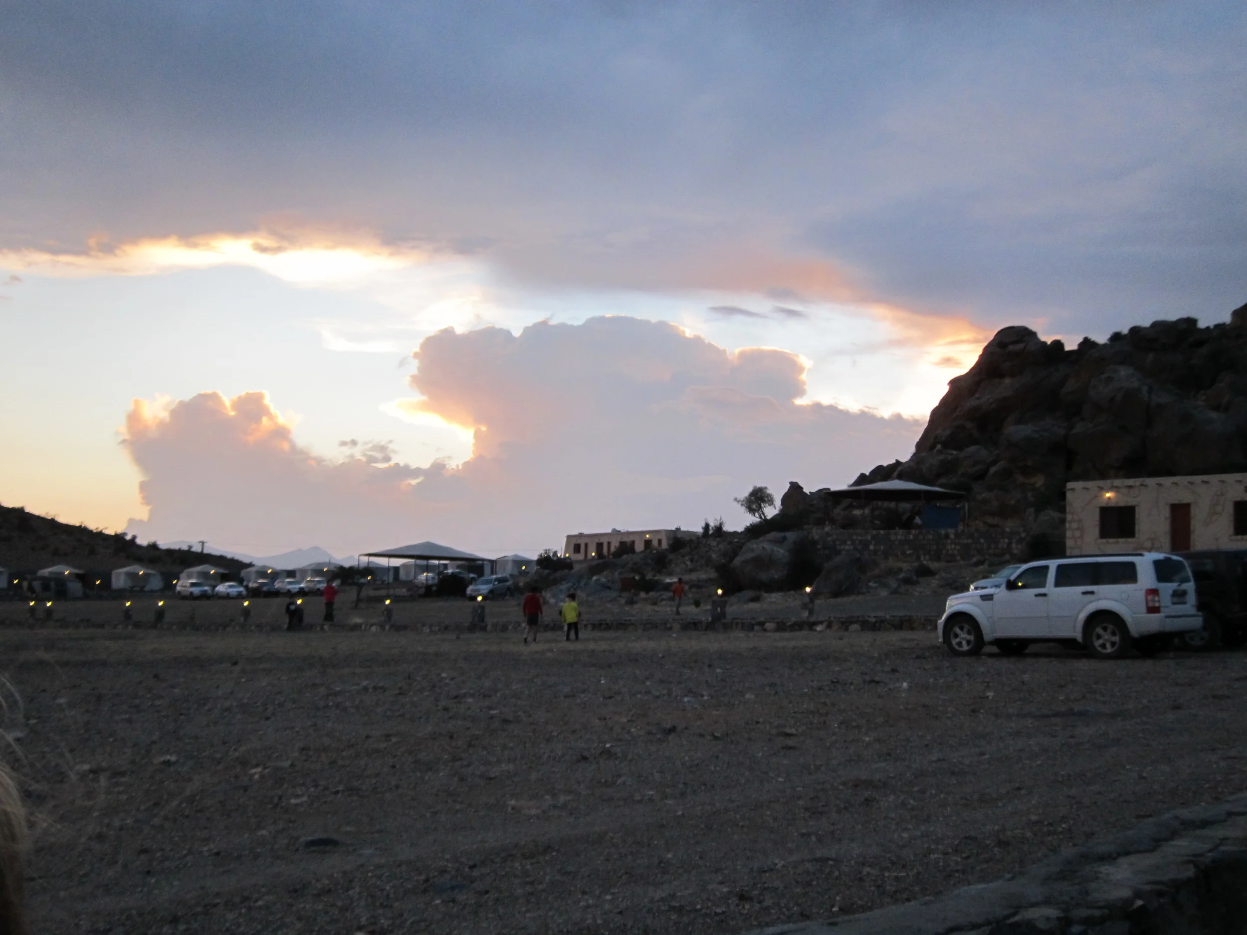 Storm clouds on Jebel Shams