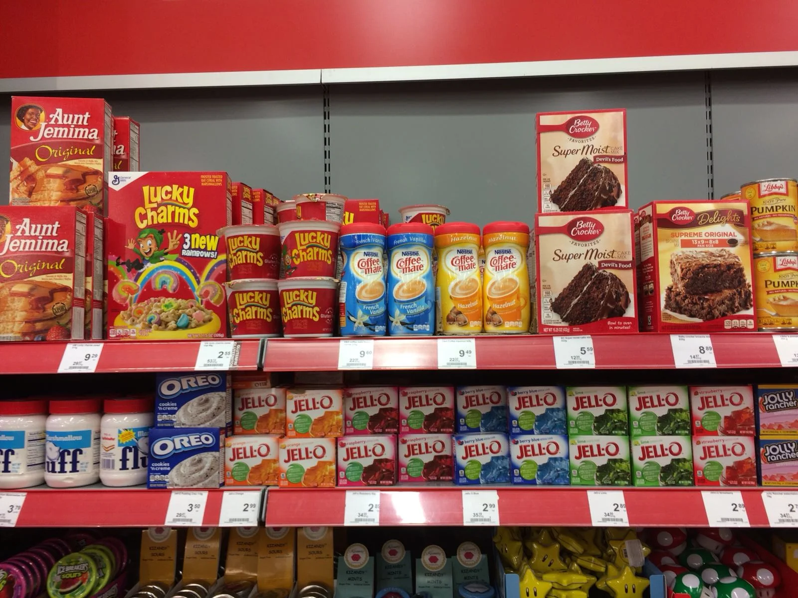 The American shelf, updated