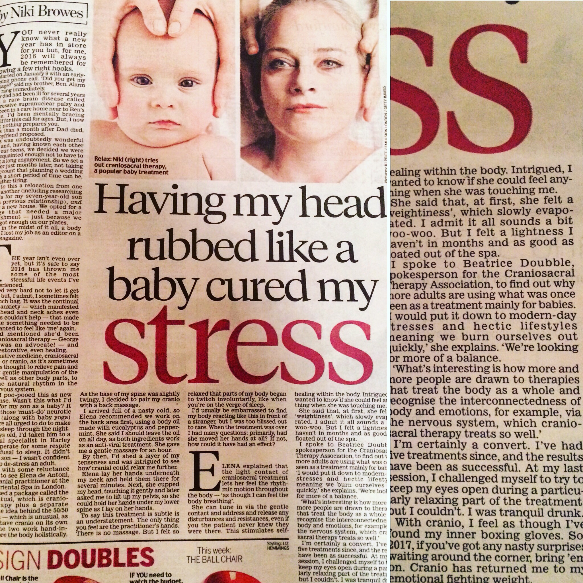 A quote from me as CSTA spokesperson about stress and the rising popularity of CST