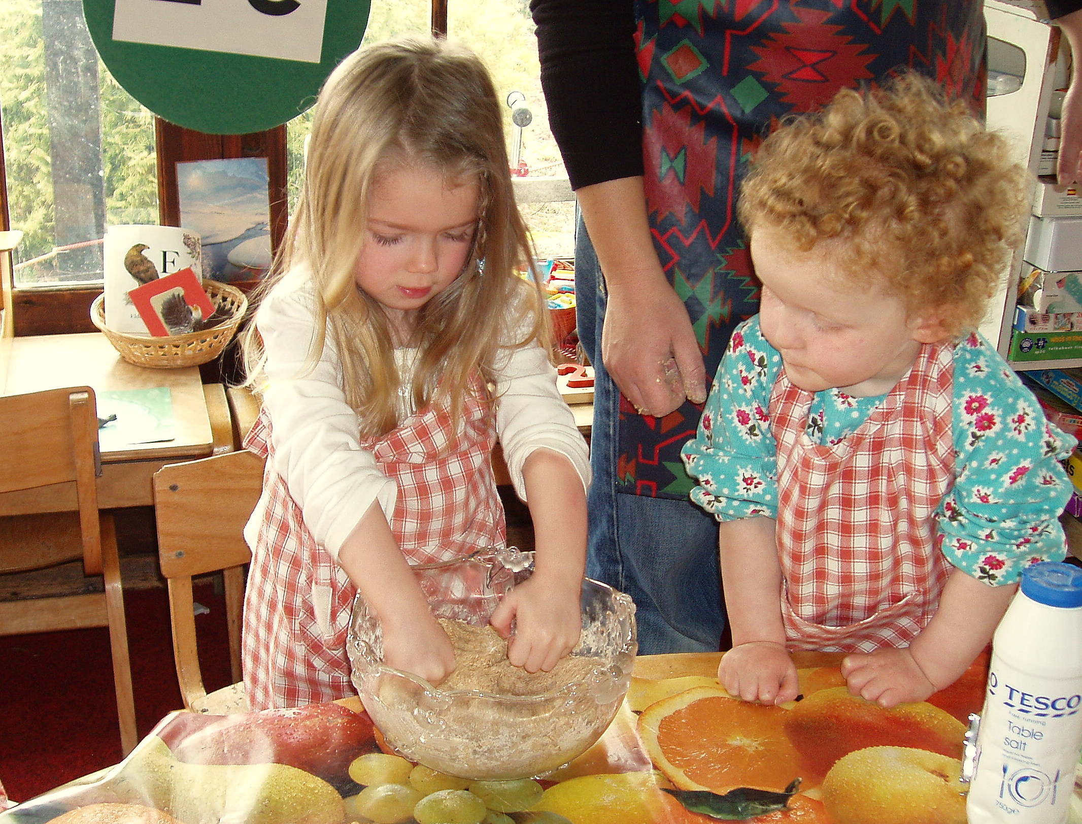  Sifting flour through the fingers is incredibly soothing to the spirit 