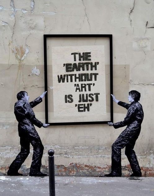 "Een wereld zonder kunst is MWAH!"