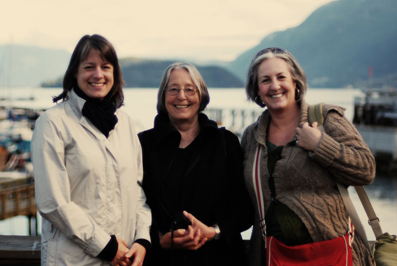 Celebrating my mom's 70th birthday in May 2010 with a trip to Tofino.