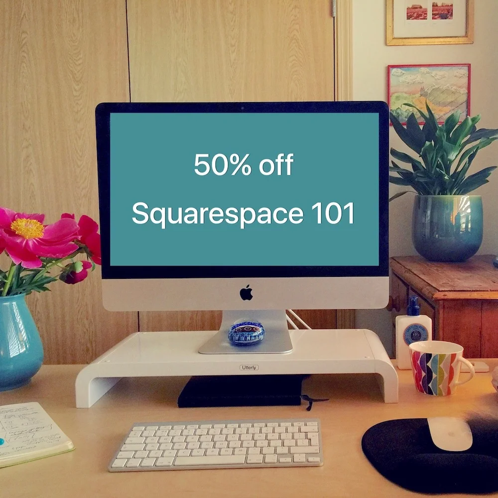 Special Valentine’s Offer: 50% off Squarespace 101 | kerstinmartin.com