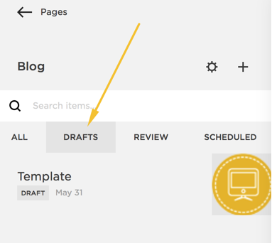 Squarespace: How to create a blog post template by duplicating a blog post.