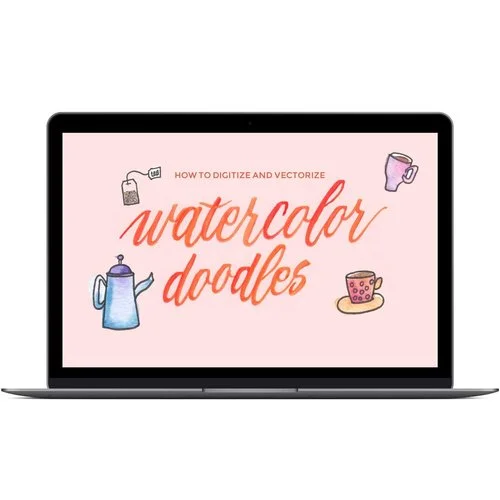 Jenn Coyle: How to Vectorize Watercolor Doodles