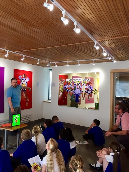 St Jude's year 4s at the gallery