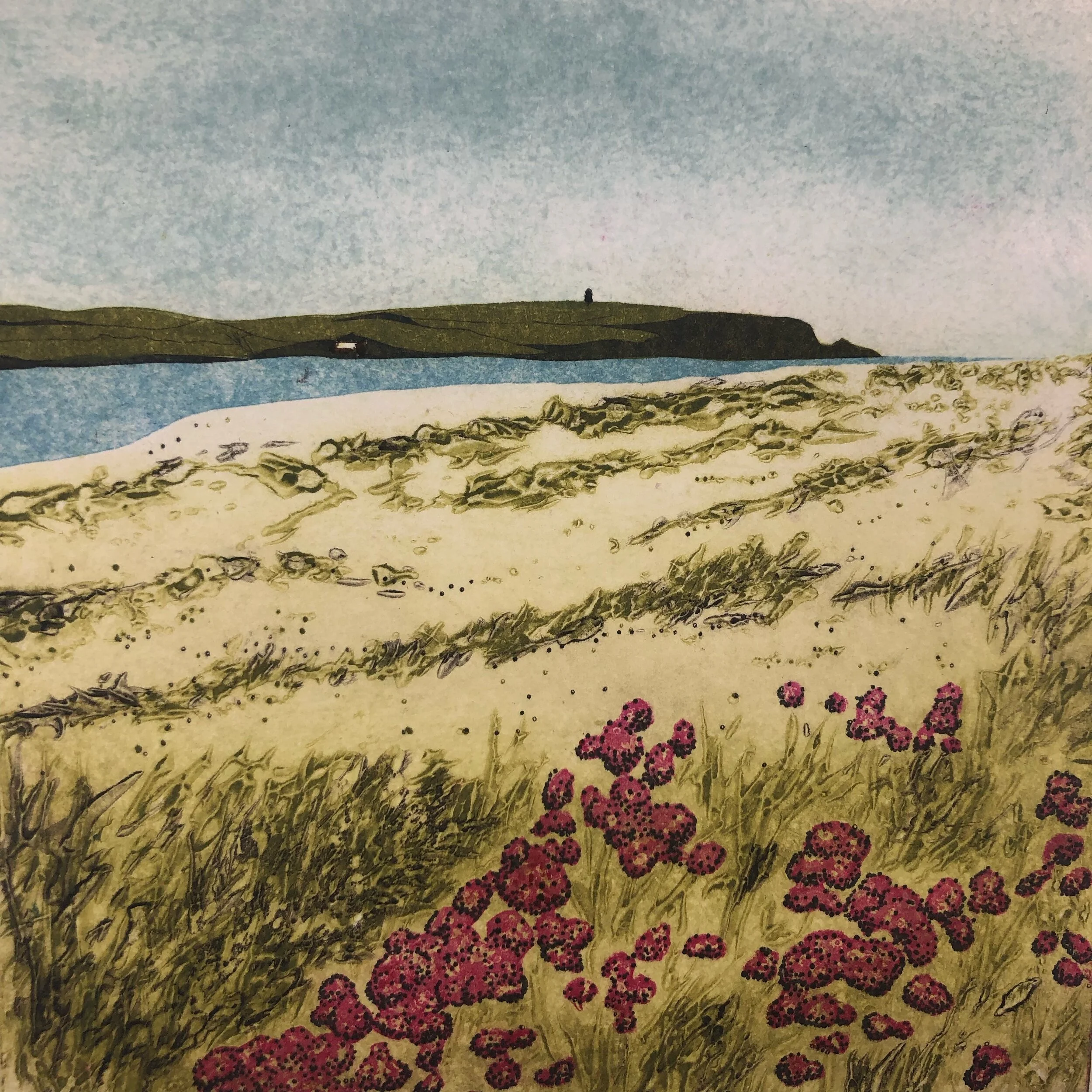 Vanessa Gellett_Rock to Daymer_Collagraph.jpeg