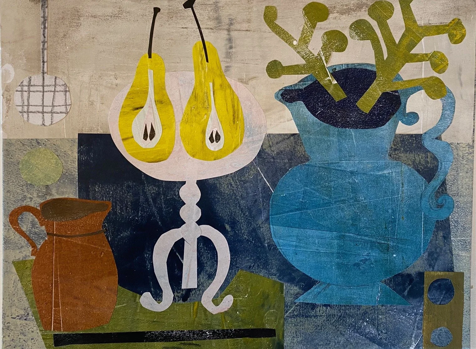 JMAIR PEARS IN THE PARLOUR COLLAGE 2025 26.5 X 20.5CMS..jpg