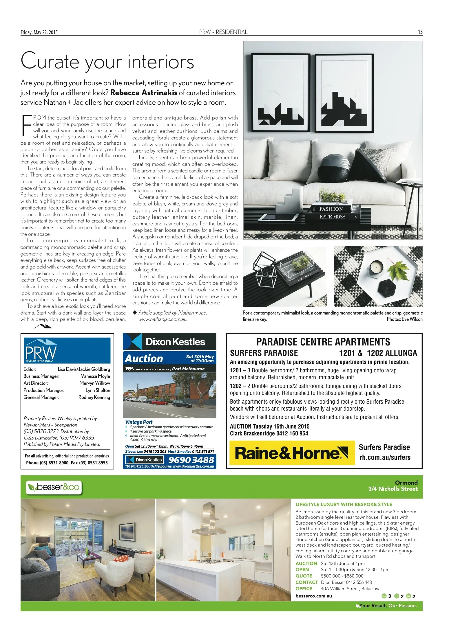 PRW magazine, May 2015