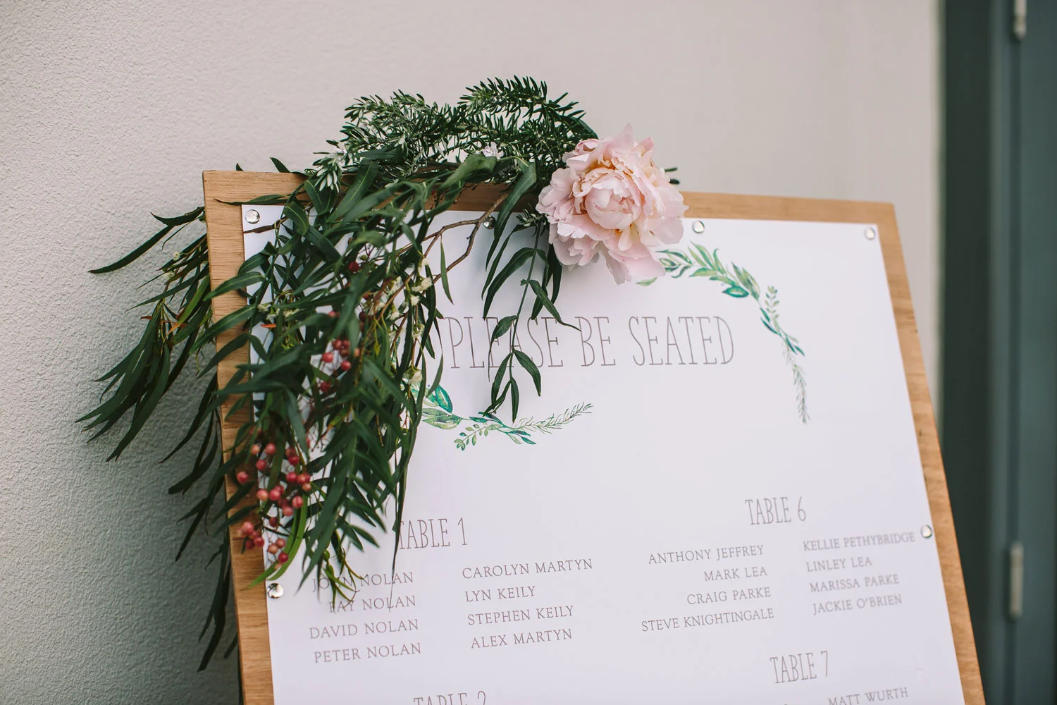 Alison + Mark | wedding styling by Rebecca Ellie Studio. Florals Mrs Florist . Venue Peppermint Bay , Tasmania. Photography Fred & Hannah .