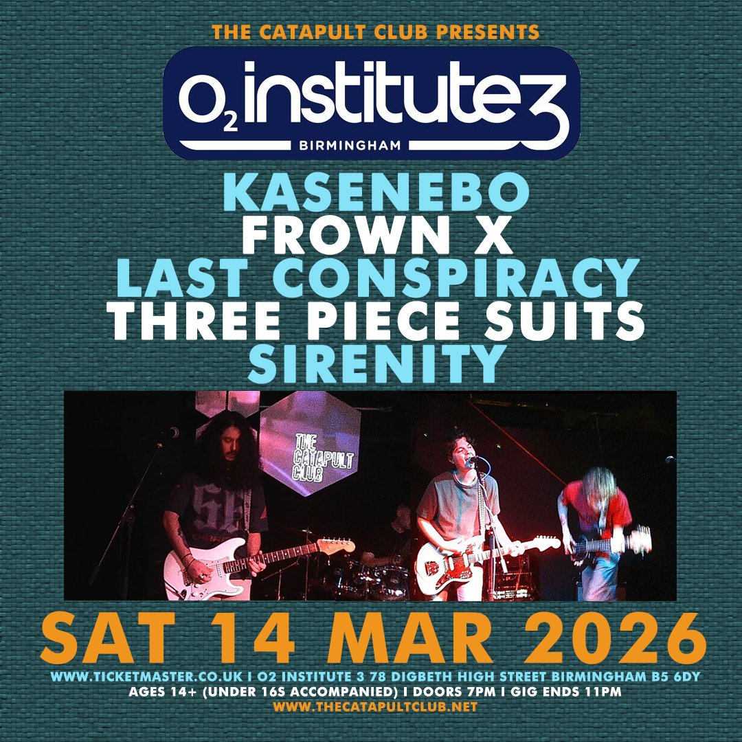 Kasenebo / Frown X / Last Conspiracy / Three Piece Suits / Sirenity