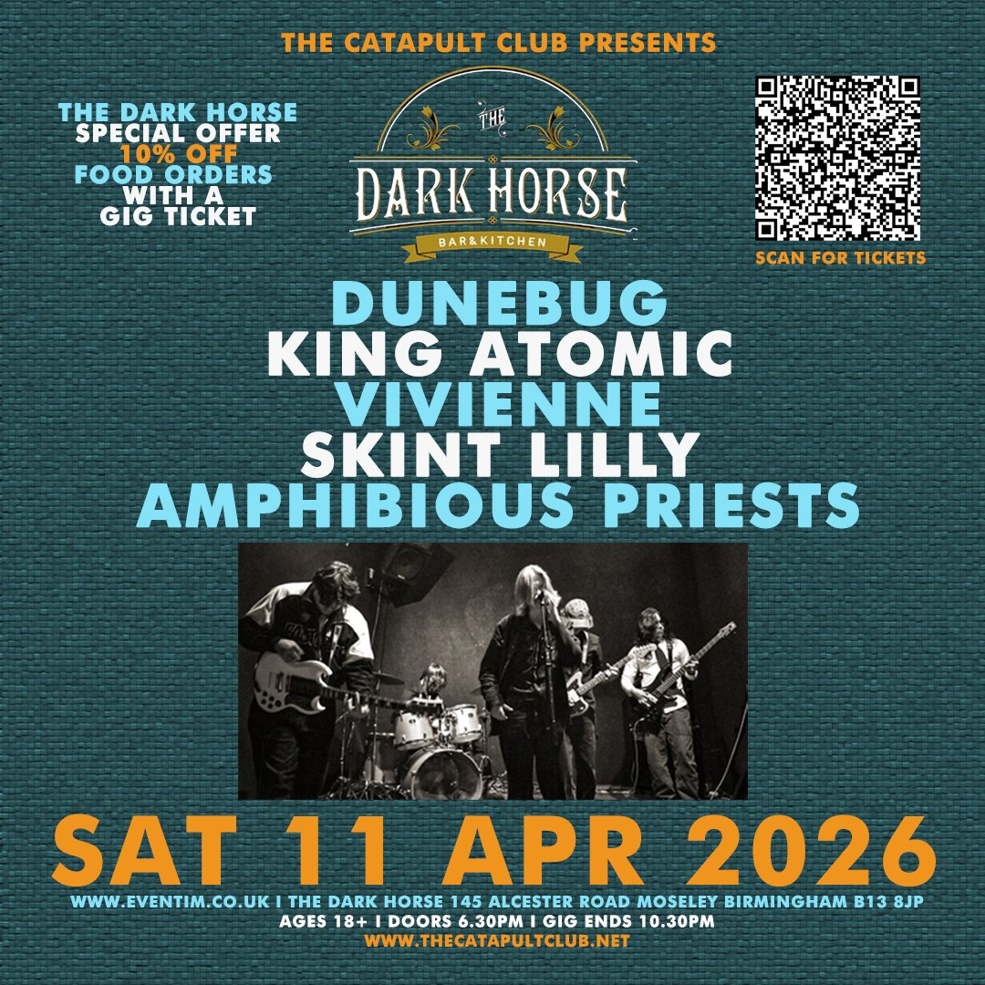 Dunebug / King Atomic / Vivienne / Skint Lilly / Amphibious Priests
