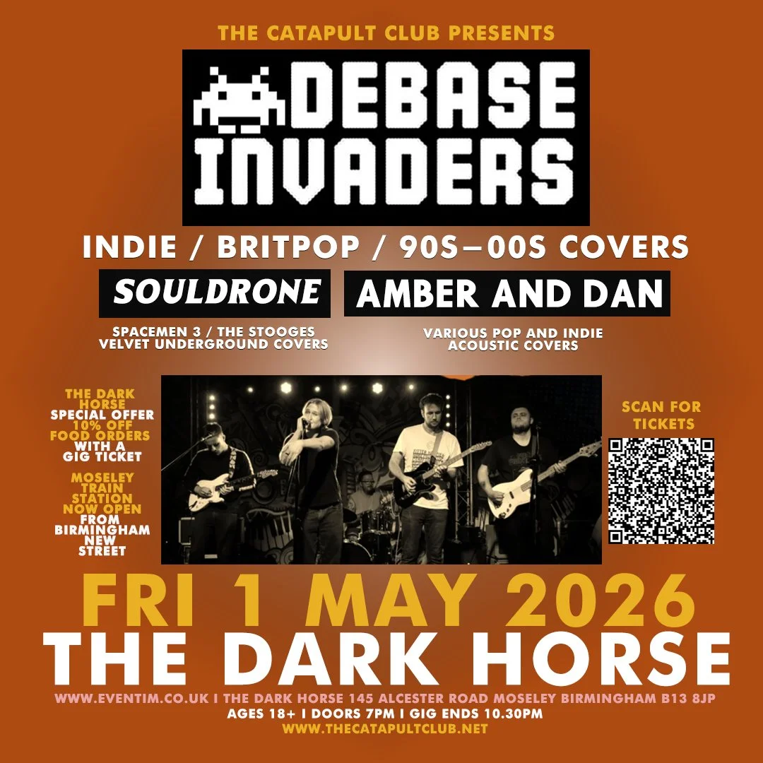 Debase Invaders (90s - 00s indie covers) / SoulDrone (covers) / Amber and Dan (covers)
