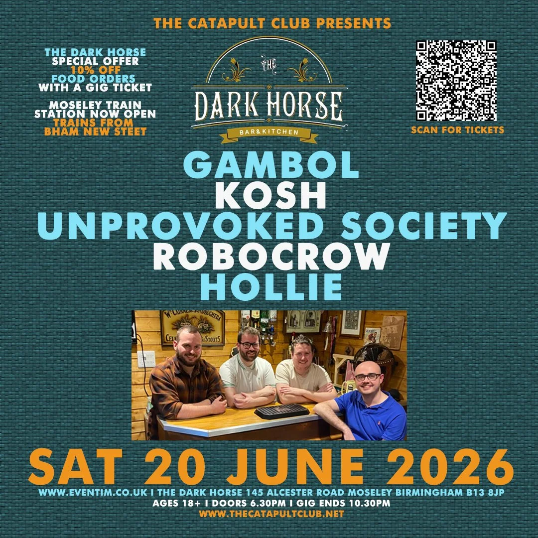Gambol / KOSH / Unprovoked Society / Robocrow / Hollie