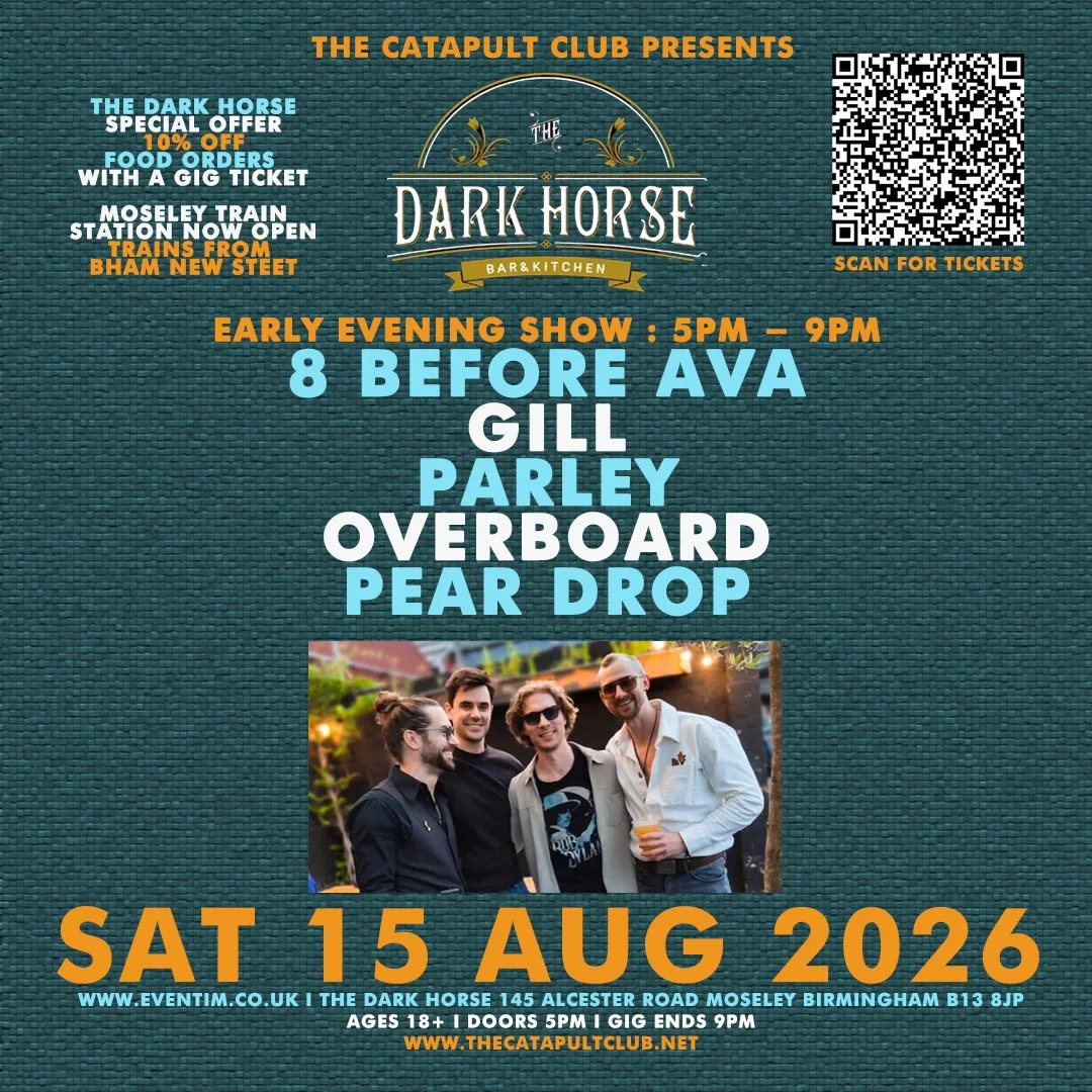 8 Before Ava / Gill / Parley / Overboard / Pear Drop
