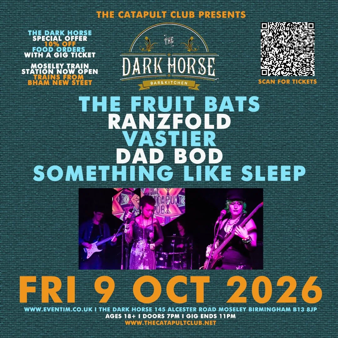 The Fruit Bats / Ranzfold / Vastier / DAD BOD / Something Like Sleep 