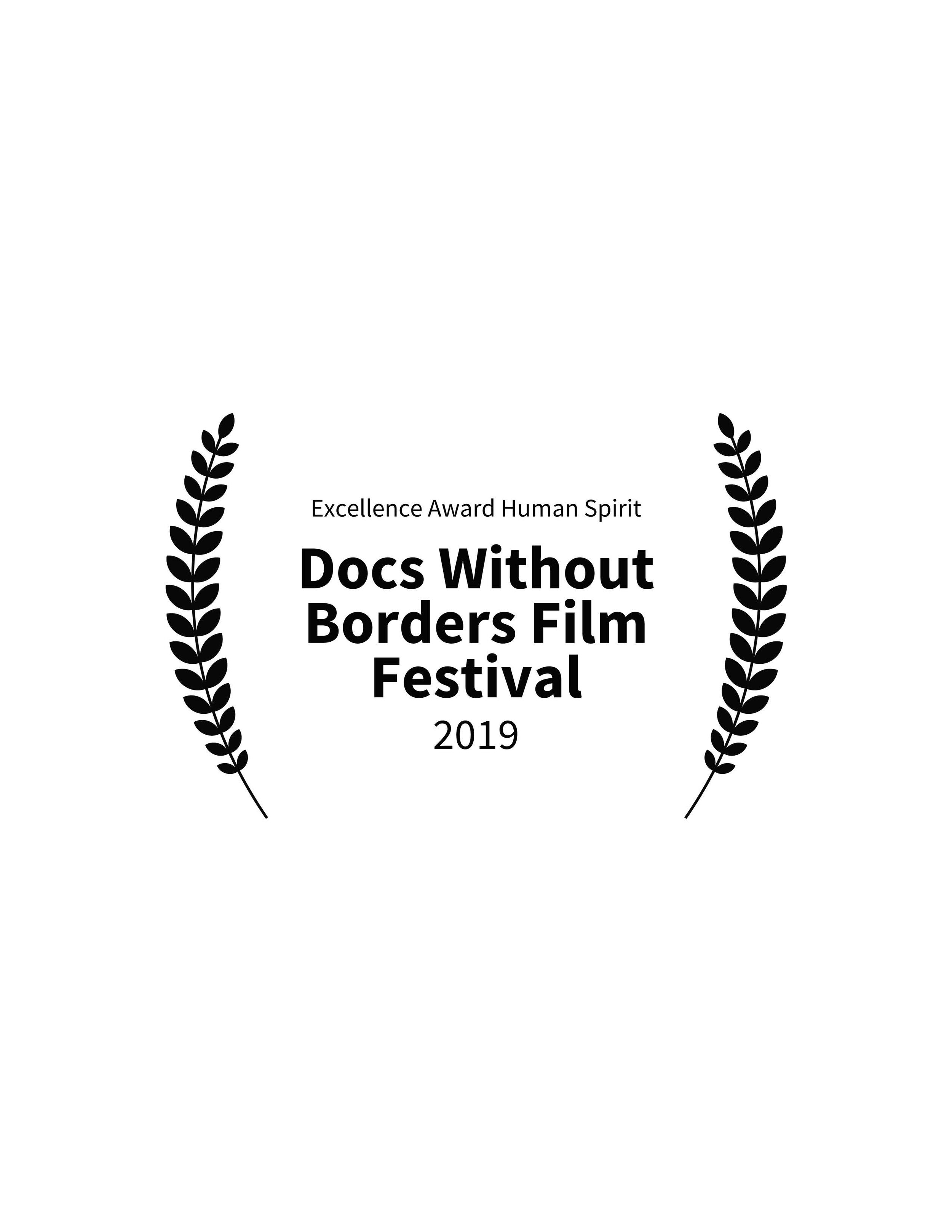 Laurel - Excellence Award Human Spirit - Docs Without Borders Film Festival - 2019.jpg