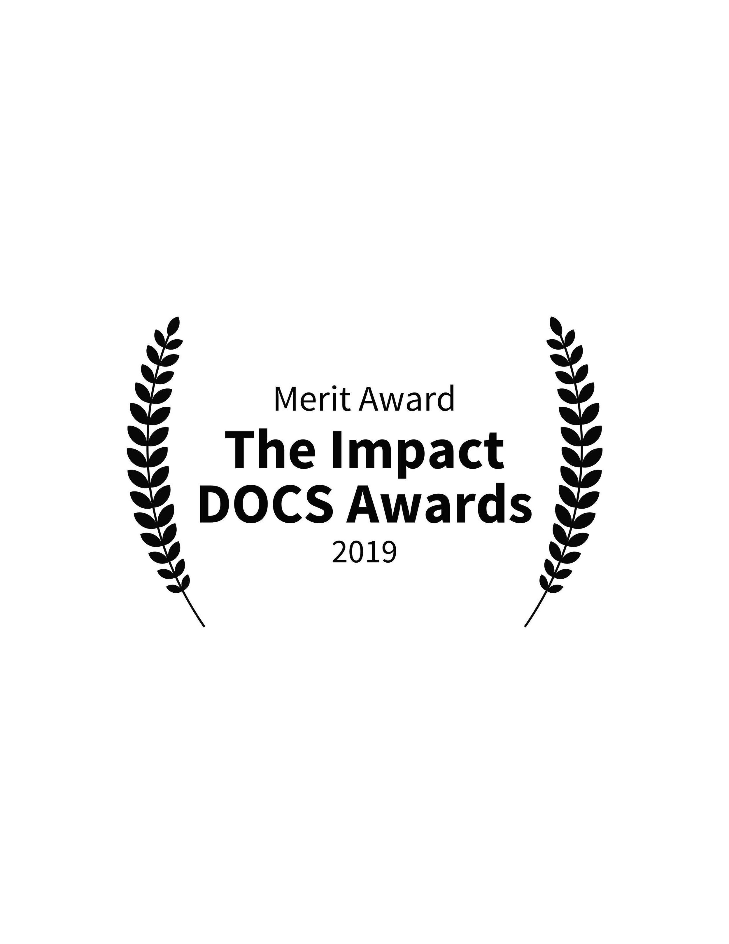 Laurel - Merit Award - The Impact DOCS Awards - 2019.jpg