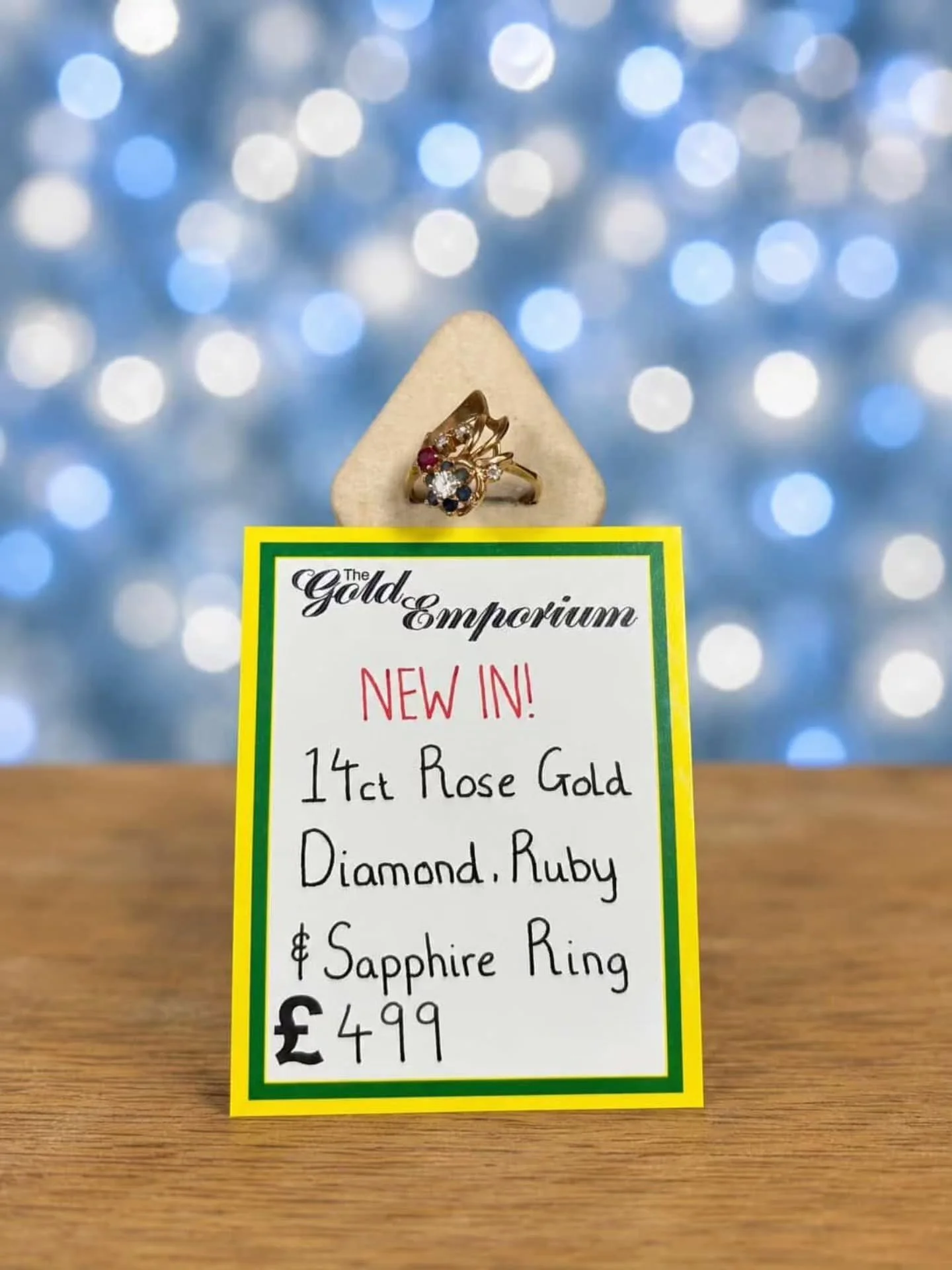 New gold stock 💛 

Just in, we have this amazingly unique 14ct rose gold ring that features not just diamonds, but also rubies and sapphires! This piece is so gorgeous and definitely something to boast about 🤩✨️

We offer deposits and part payments