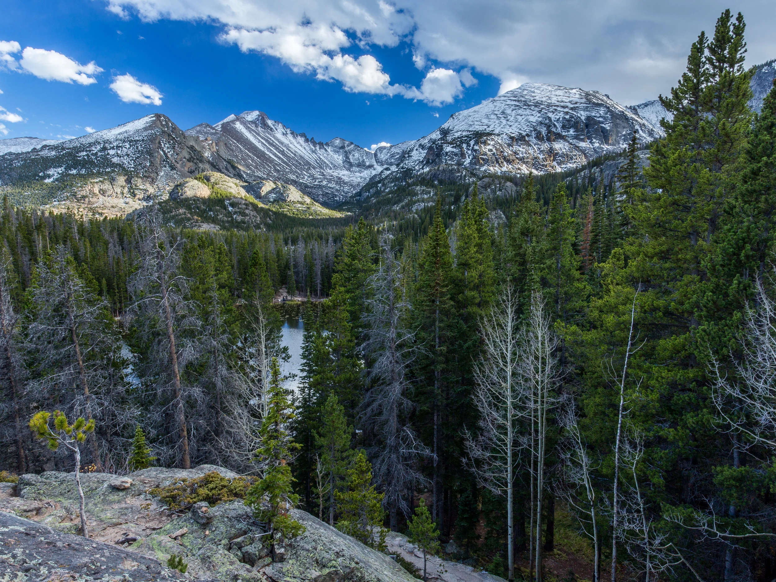 Over Nymph Lake, Rocky Mountain National Park © Andrew Lockwood 2017