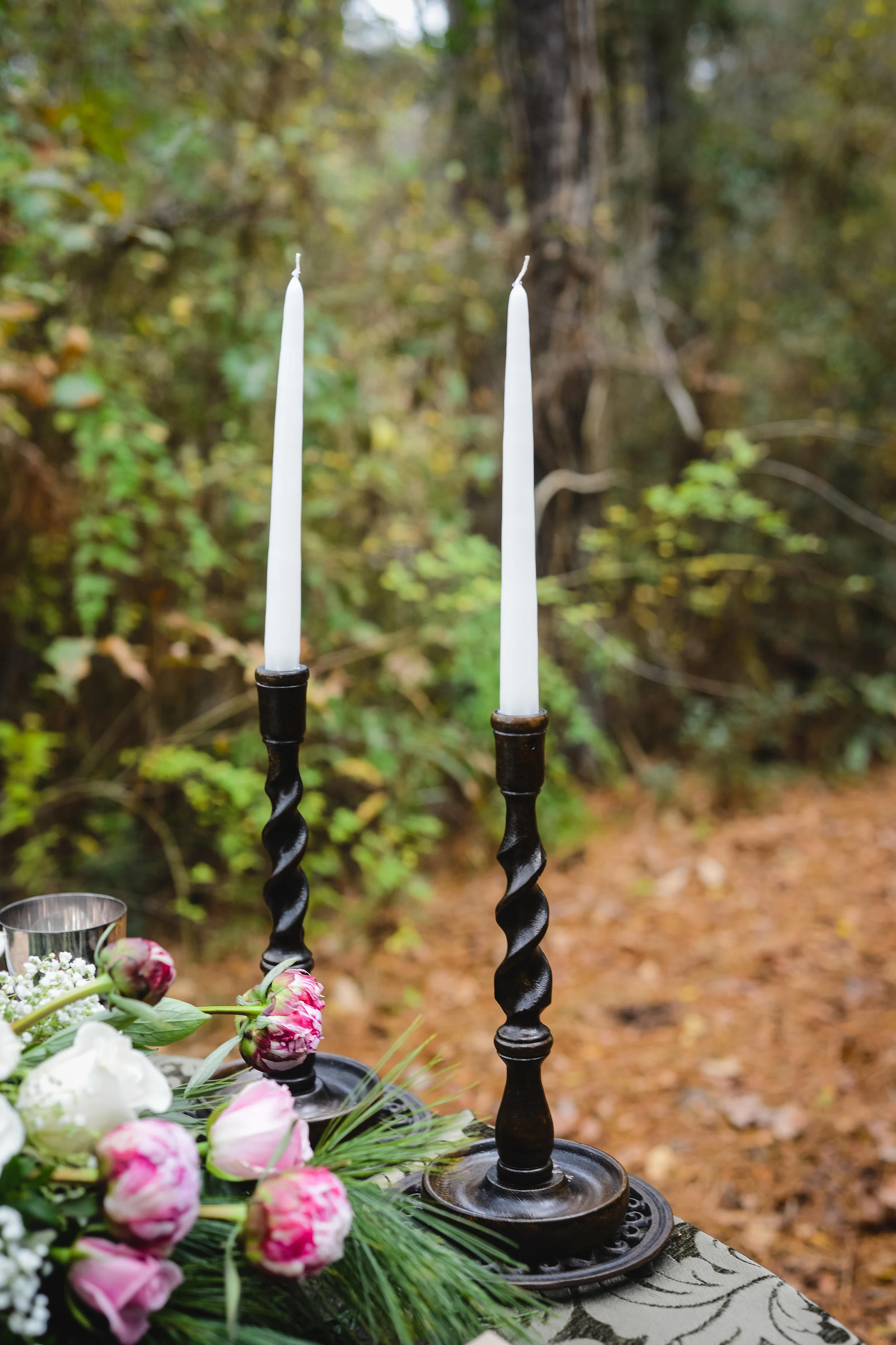 Wooden Candle Holders