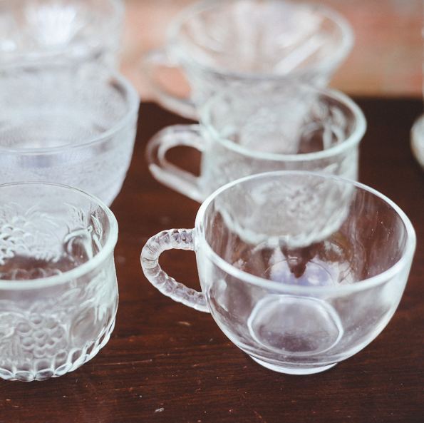 Clear Punch Glasses