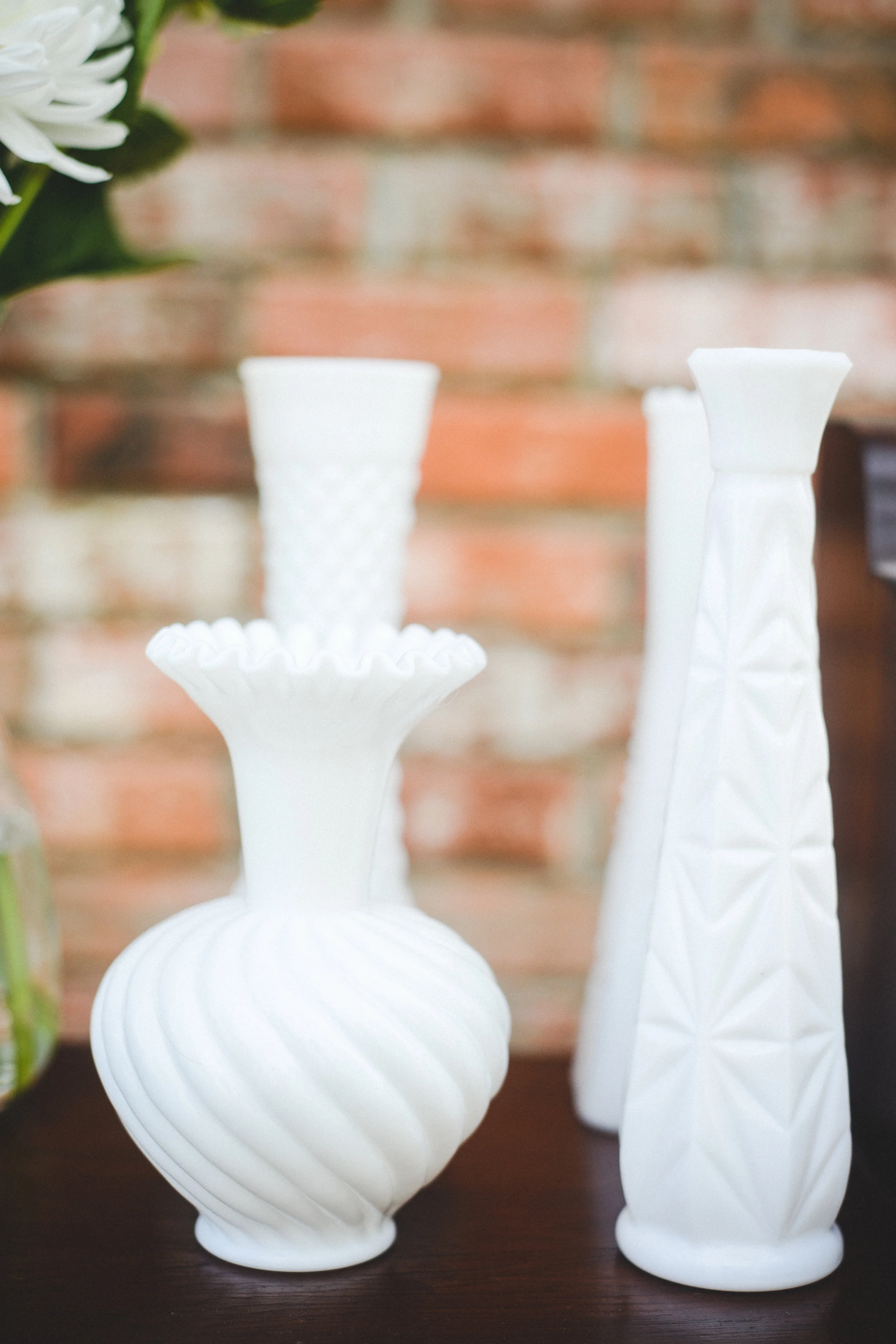 Milk Glass Vases