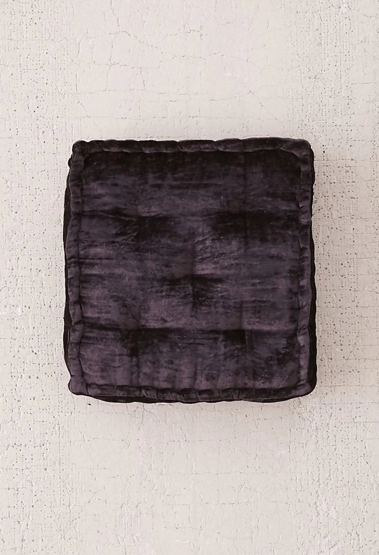 Velvet Eggplant Floor Pillow