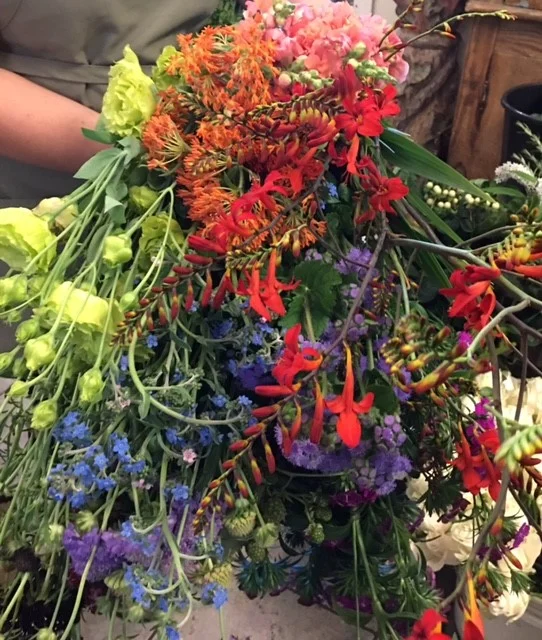 We buy from local growers whenever we can.
