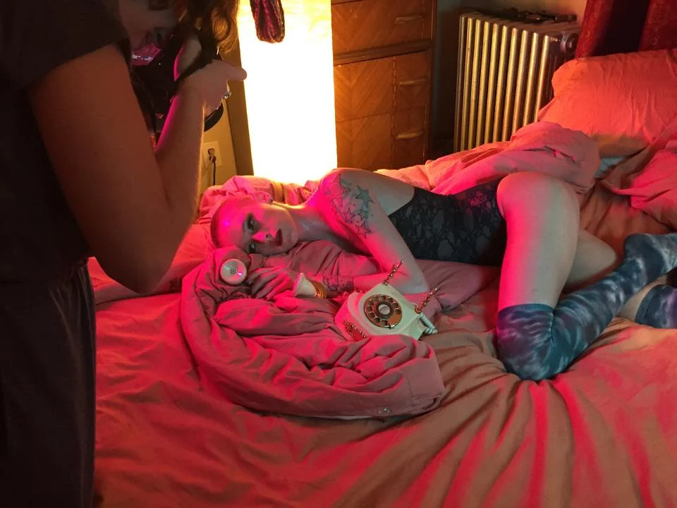 BTS Photo snapped by MUA Kaitlyn Ciampa.