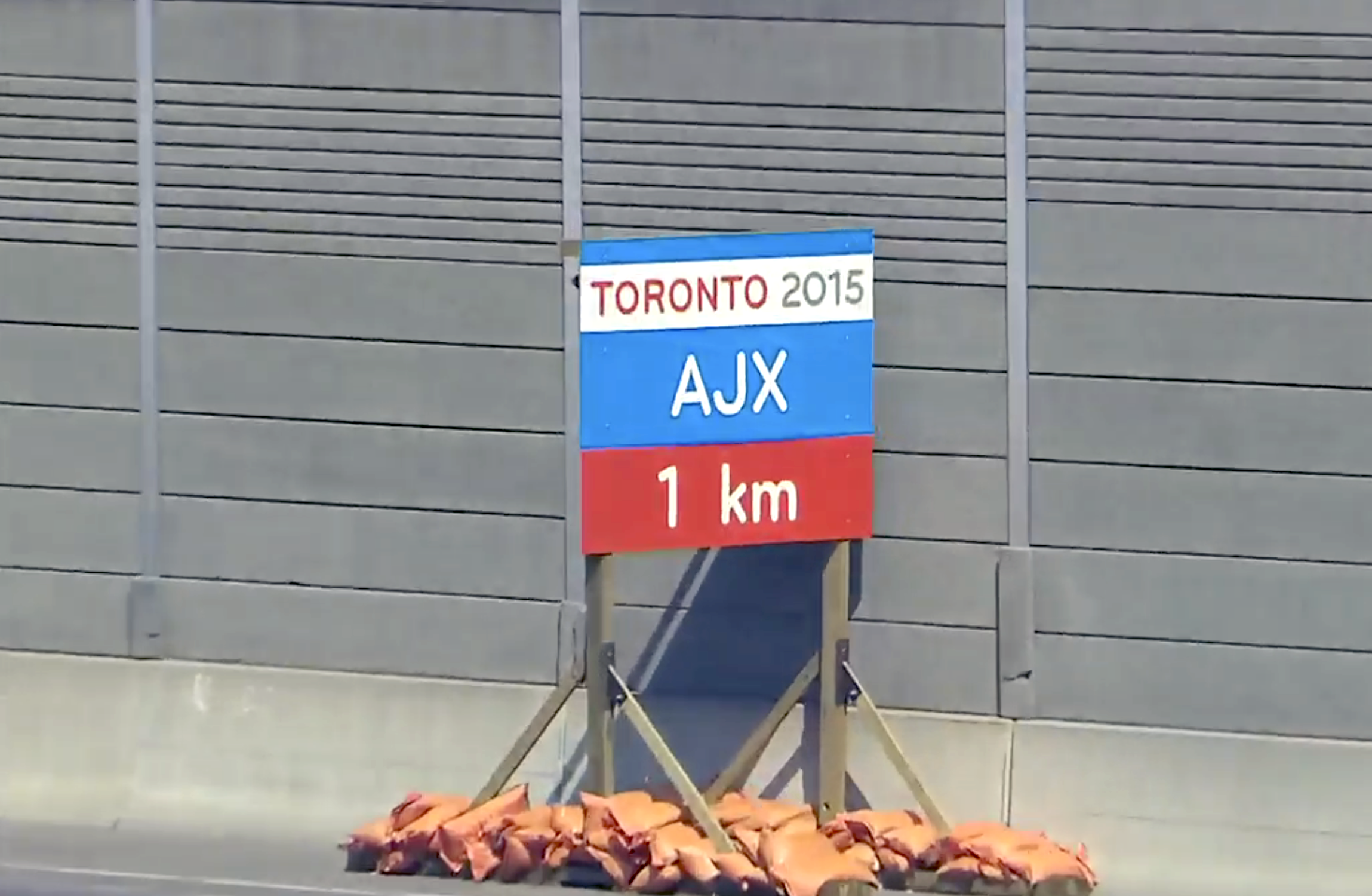 Pan Am Highway Sign
